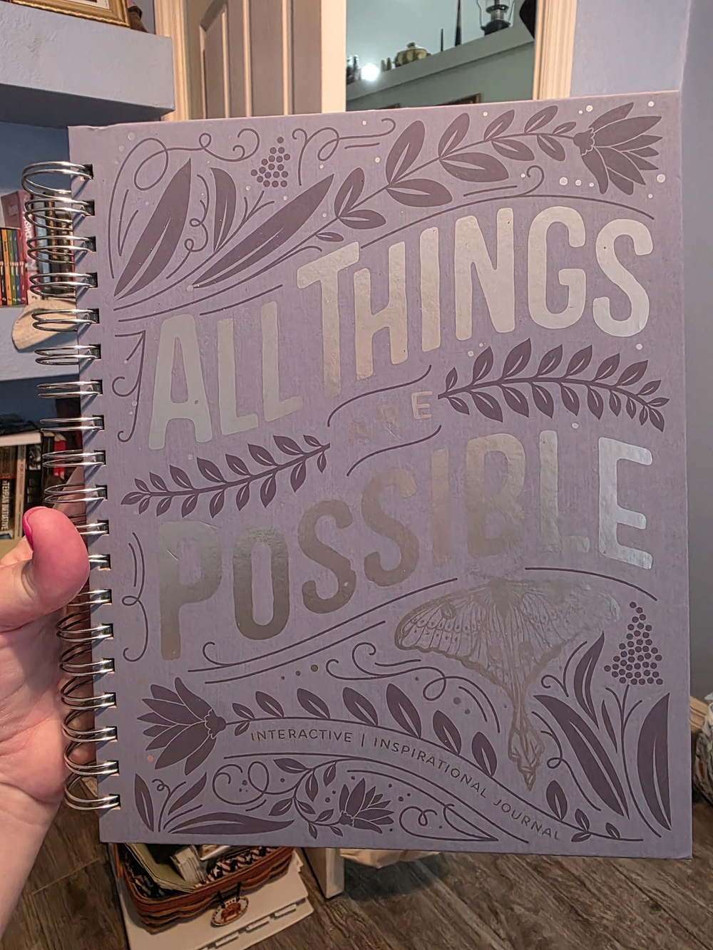 All Things Possible Interactive Inspirational Journal - Lavender